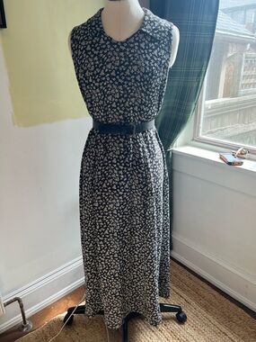 Vintage floral maxi sundress